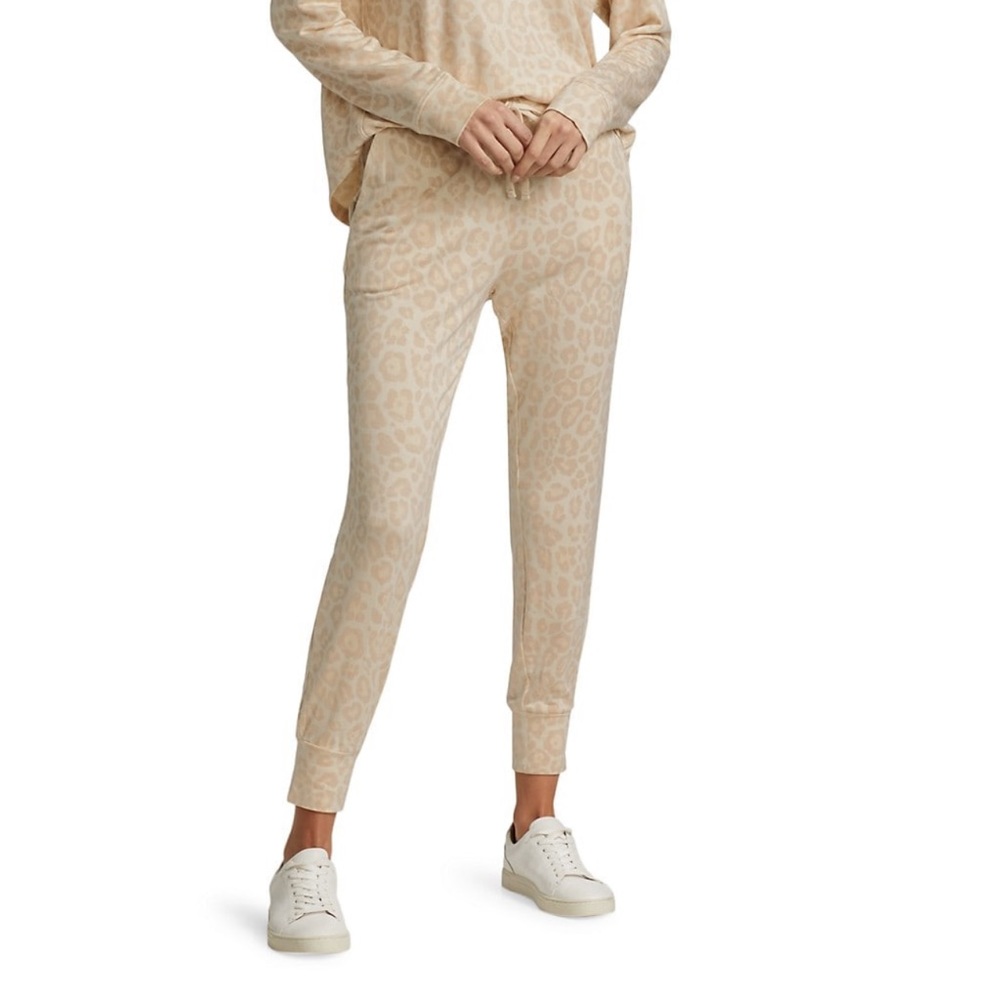 NWT Splendid Supersoft Leopard Joggers REVOLVE